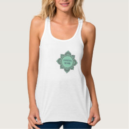 Camiseta Con Tirantes Depósito del respaldo del marcador de carreras del