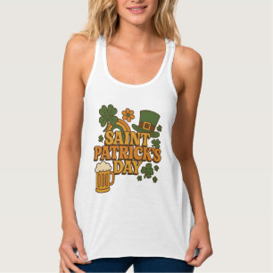 Camiseta Con Tirantes Día de San Patricio vintage de los años 70