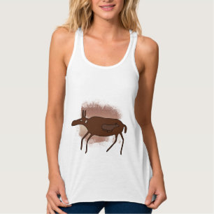 Camiseta Con Tirantes Dibujos de cavernas Madre Bebé -Animales