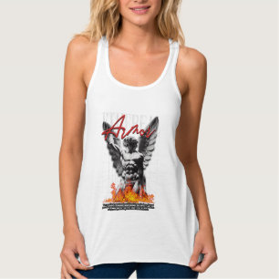 Camiseta Con Tirantes diseño de ángel de armadura éter