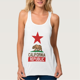 Camiseta Con Tirantes Diseño de la bandera del estado de la REPÚBLICA 