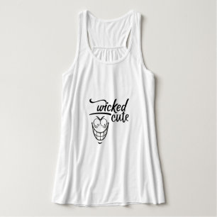 Camiseta Con Tirantes diseño lindo y malvado