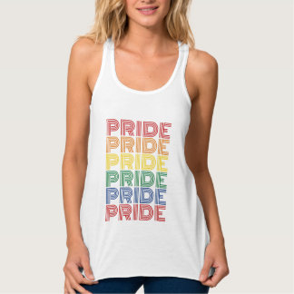 Camiseta Con Tirantes Diseño vectorial de tipografía retro de orgullo ar