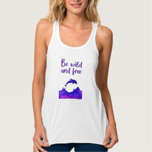 Camiseta Con Tirantes Dolphins Dolphin Ocean Sea Animal Fish Funny Gift
