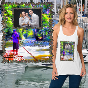 Camiseta Con Tirantes Donde Crece el Amor J001