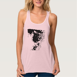 Camiseta Con Tirantes Doodle de Flor
