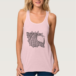 Camiseta Con Tirantes Doodle inspirado