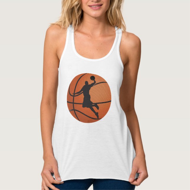 Camiseta Con Tirantes Dot de baloncesto (Anverso)