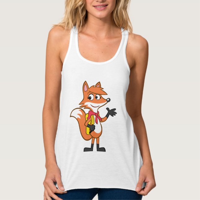 Camiseta Con Tirantes El agitar del Fox de Rick el | Scarlett del (Anverso)