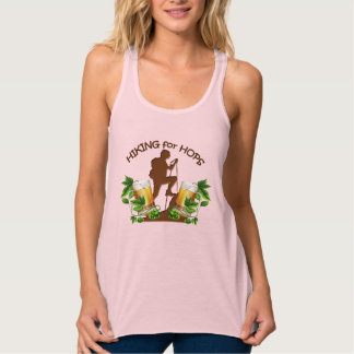 Camiseta Con Tirantes El ajustado Racerback de las mujeres que camina