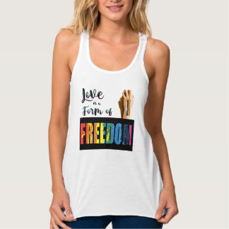 Camiseta Con Tirantes El amor es libertad