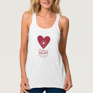 Camiseta Con Tirantes El corazón es un florecimiento