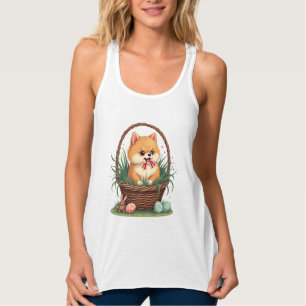 Camiseta Con Tirantes El desorden de Pascua de Gomi Vintage perro de Pas