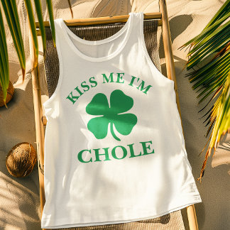 Camiseta Con Tirantes El Día de San Patricio me besa personalmente