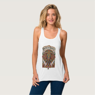 Camiseta Con Tirantes El gigante gentil: diseño artístico de elefante