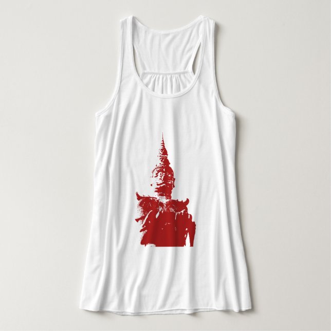 Camiseta Con Tirantes El gran guardián lao .. Parque Buddha, Vientiane,  (Diseño del anverso)