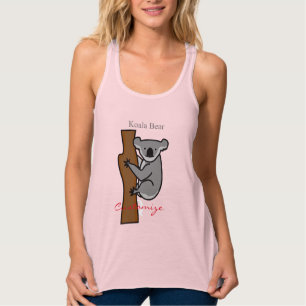 Camiseta Con Tirantes El lindo oso australiano de Koala