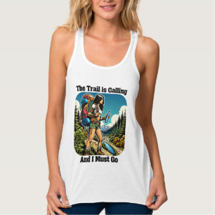 Camiseta Con Tirantes El sendero está llamando y debo ir