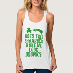Camiseta Con Tirantes El St acaricia a humor del trébol