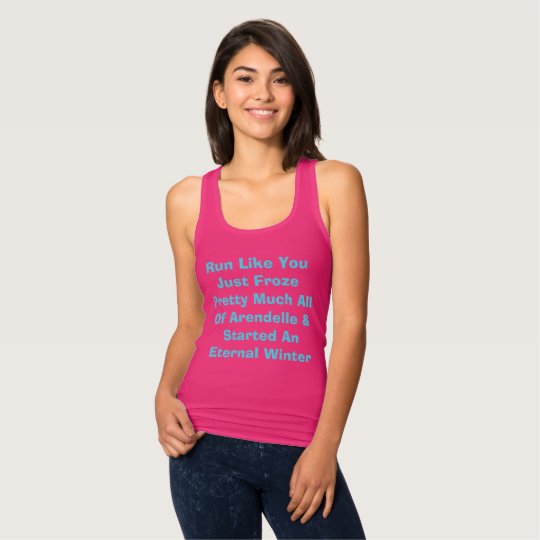 Camiseta Con Tirantes El tanque congelado del entrenamiento