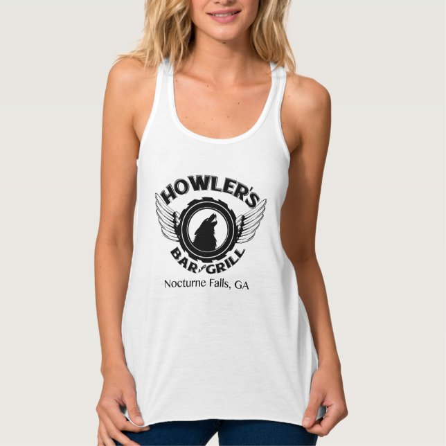 Camiseta Con Tirantes El tanque de damas de Howler (Anverso)
