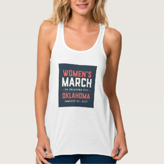 Camiseta Con Tirantes El tanque de Flowy Racerback de las mujeres