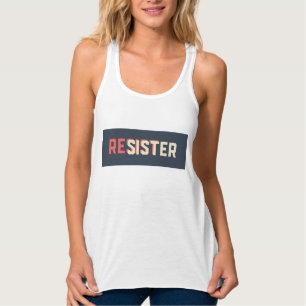 Camiseta Con Tirantes El tanque de la hermana del resistente