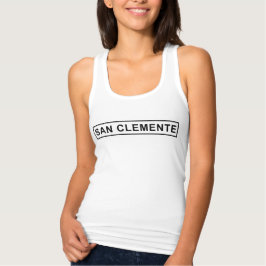 Camiseta Con Tirantes El tanque de las mujeres del Rótulo de San
