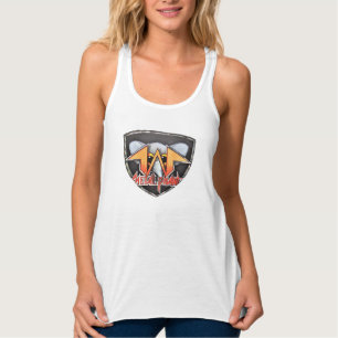 Camiseta Con Tirantes El tanque de Racerback del ajustado de las mujeres