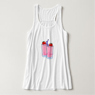 Camiseta Con Tirantes El verano de fresa suave parece