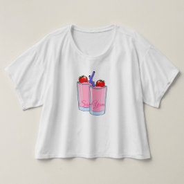 Camiseta Con Tirantes El verano de fresa suave parece