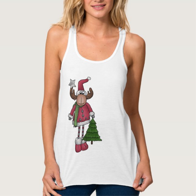 Camiseta Con Tirantes Elch mit Baum  (Anverso)