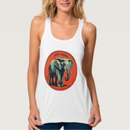 Camiseta Con Tirantes Elefante