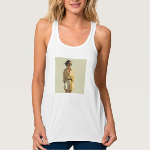 Camiseta Con Tirantes Elegante personalizado agregar su propia foto para