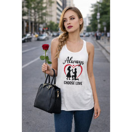Camiseta Con Tirantes Elegir siempre Bella de amor+Ta de rebote de lienz