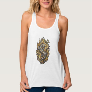 Camiseta Con Tirantes Elemento Fuego