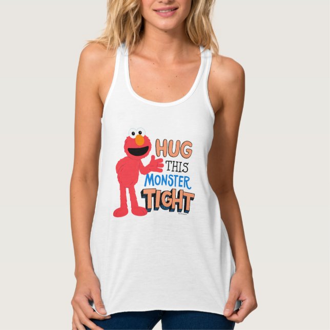 Camiseta Con Tirantes Elmo | Abrazarse de este monstruo (Anverso)