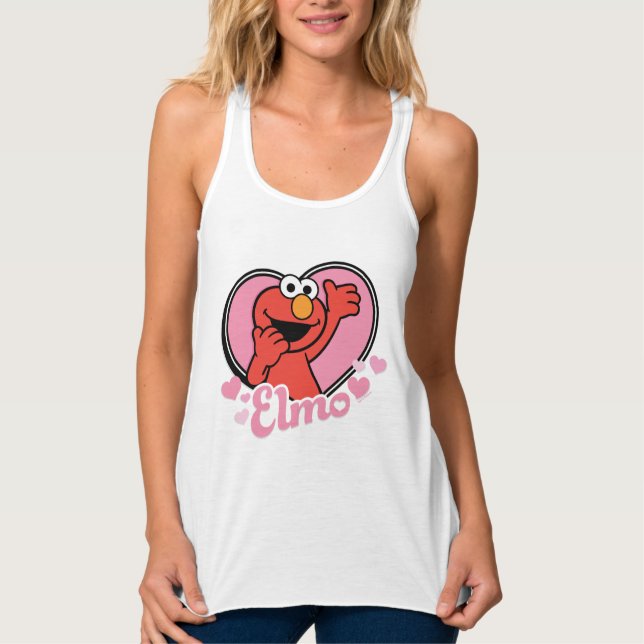 Camiseta Con Tirantes Elmo en corazón de San Valentín (Anverso)