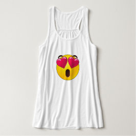 Camiseta Con Tirantes Emoji Heart Eyes Valentines