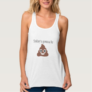 Camiseta Con Tirantes Emoji Personalizable pobre