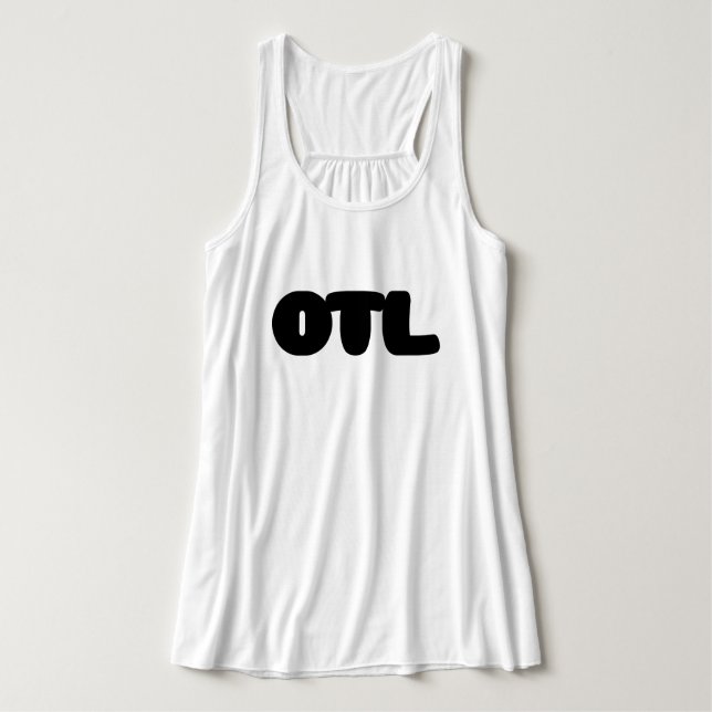 Camiseta Con Tirantes Emoticon OTL ~ Argot coreano (Diseño del anverso)