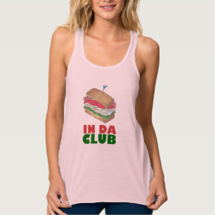 Camiseta Con Tirantes En Da Club Turkey Club Sandwich Funny Foodier Dine