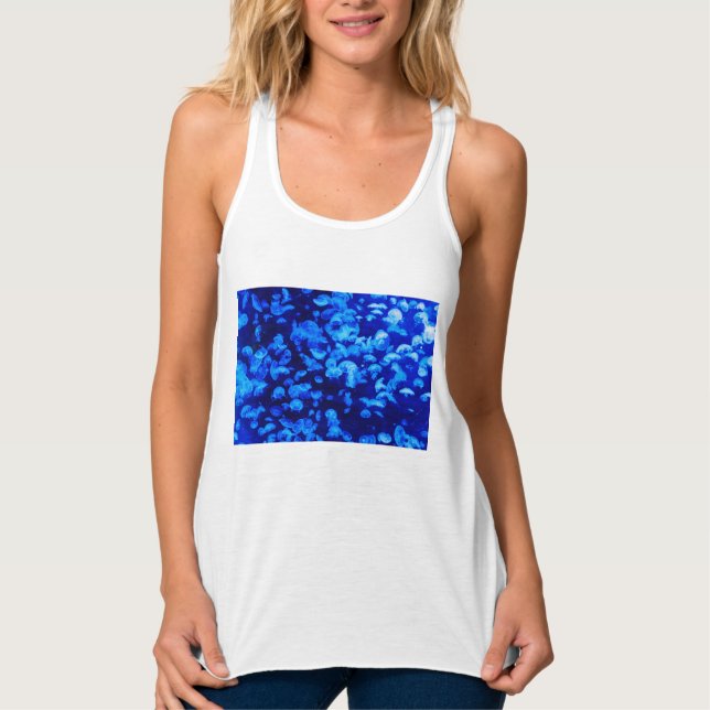 Camiseta Con Tirantes Enjambre de medusas (Anverso)