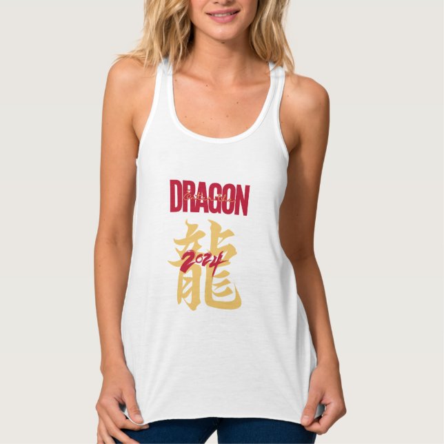 Camiseta Con Tirantes Entre al Dragón 2024 (Anverso)