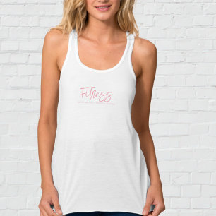 Camiseta Con Tirantes Entrenador Personal   Rosa y Blanco 