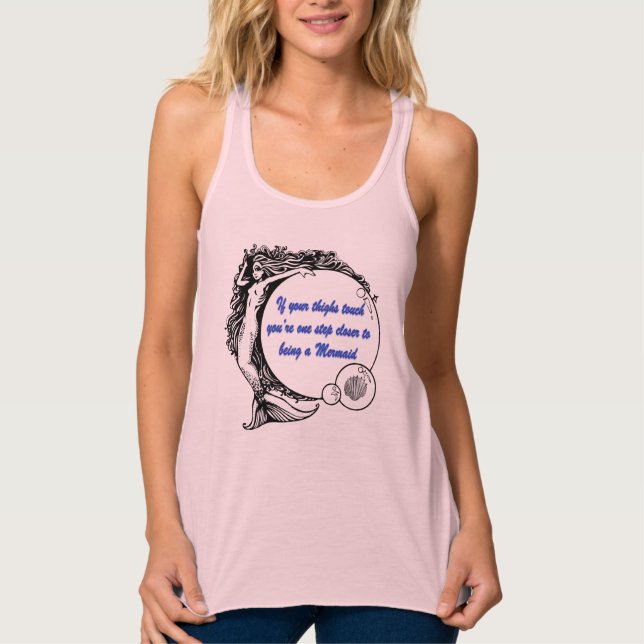 Camiseta Con Tirantes Eres una sirena (Anverso)