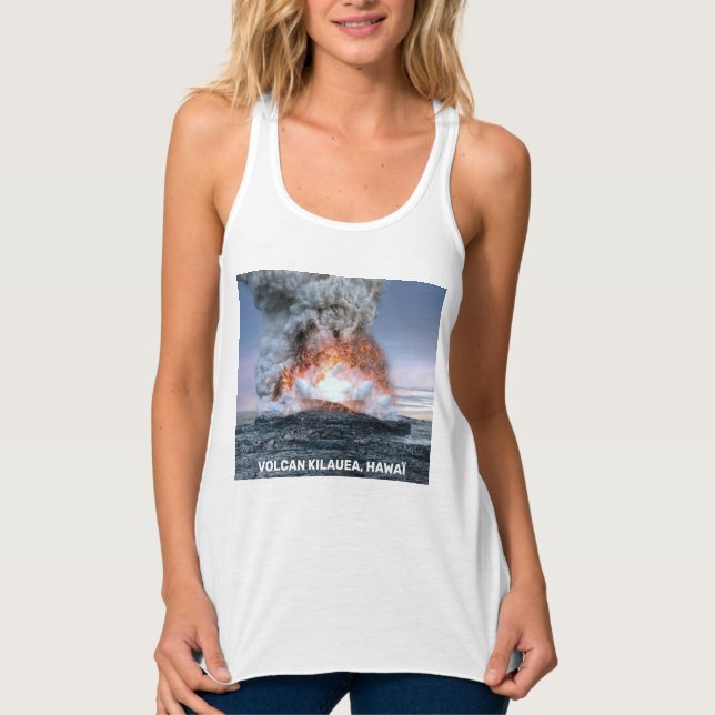 Camiseta Con Tirantes Eruption du volcan Kilauea,Hawaï (Anverso)
