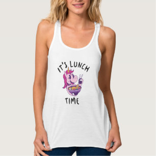 Camiseta Con Tirantes Es la hora del almuerzo