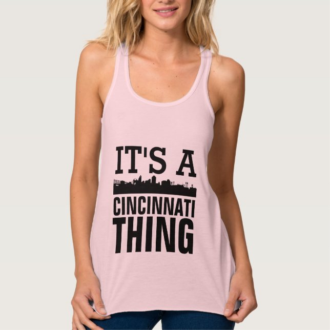 Camiseta Con Tirantes ES UNA COSA CINCINNATI, Cineveras divertidas (Anverso)