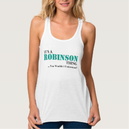 Camiseta Con Tirantes ¡Es una cosa de ROBINSON!